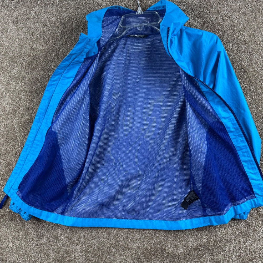 The North Face Boys Blue DryVent Rain Jacket Hooded Size M 10/12 - Picture 9 of 12